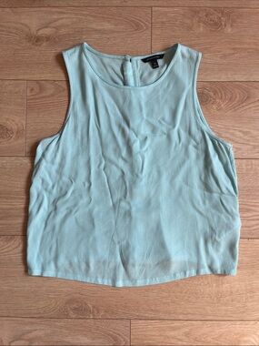 Banana Republic Pale Aqua Crewneck Tank